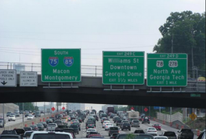 I 75 Traffic in Atlanta. Photo Credit: librarything.com