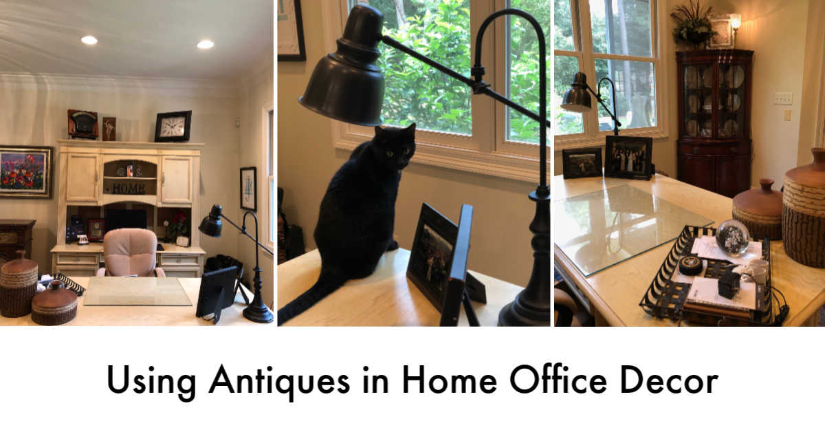Using Antiques in Home Office Decor