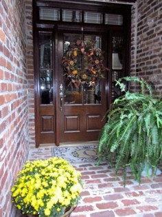 A welcoming entrance.