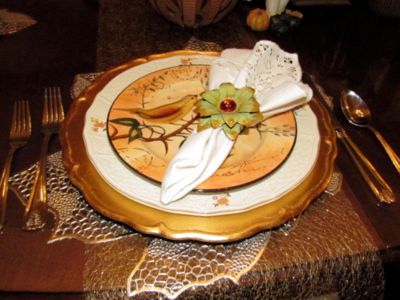 Great Things include an Autumn Place Setting
