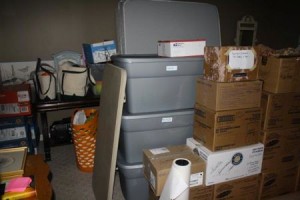 packing your stuff for downsizing