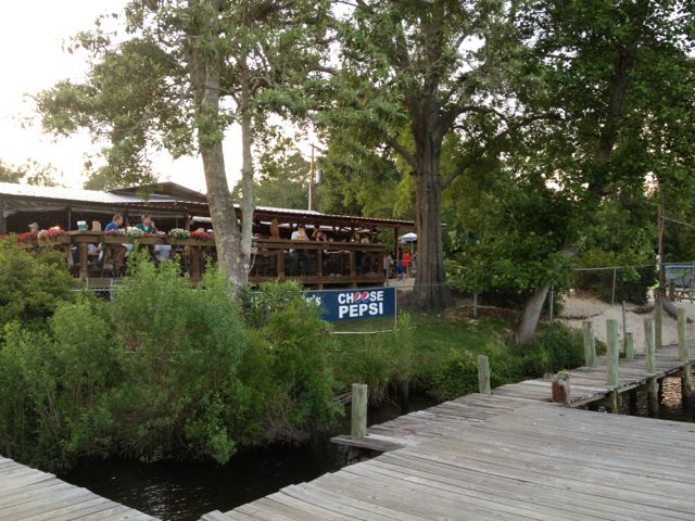 Dockside at Big Daddy's Grill on Fish River