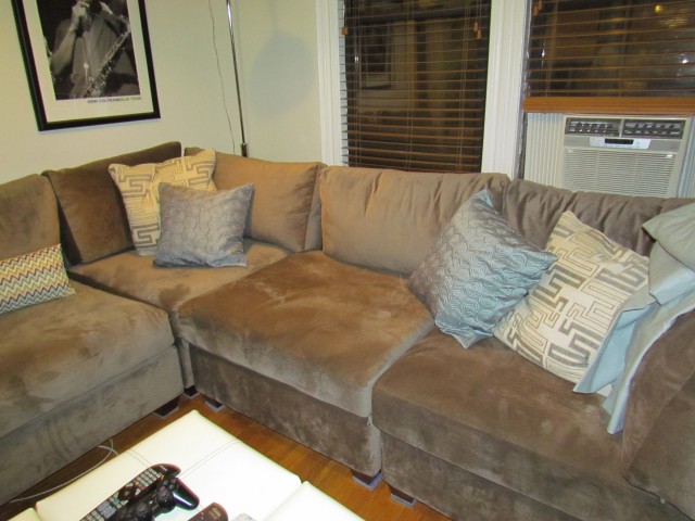 Sectional in a NYC apartment. Who would have thought?