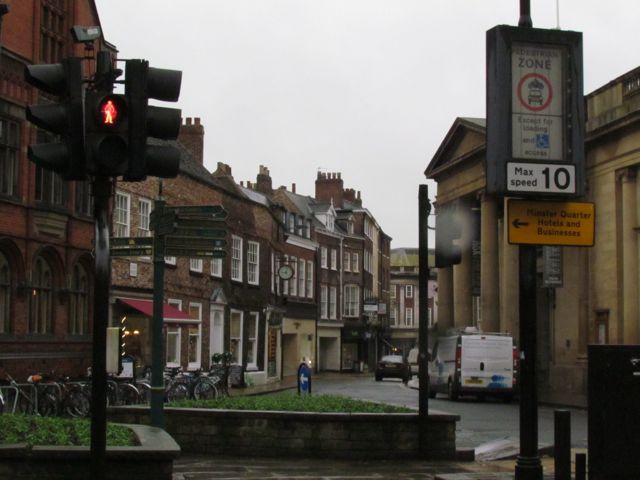 Side street in York. 