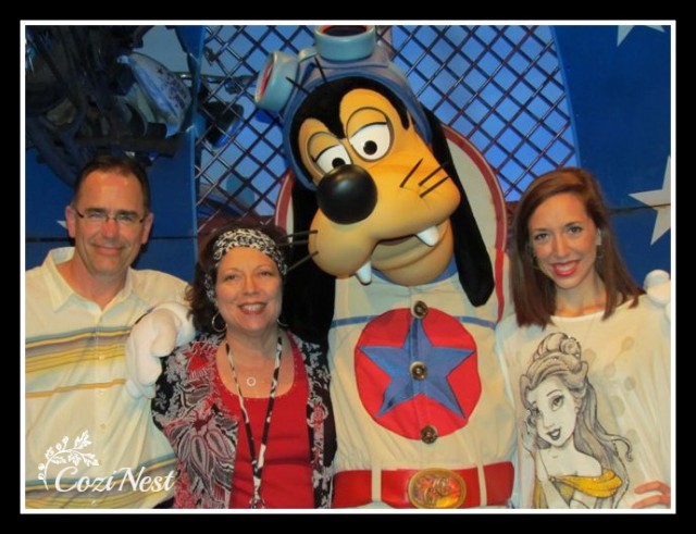 Goofy and the family.