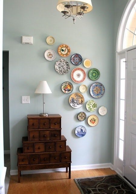 vintage plate collection
