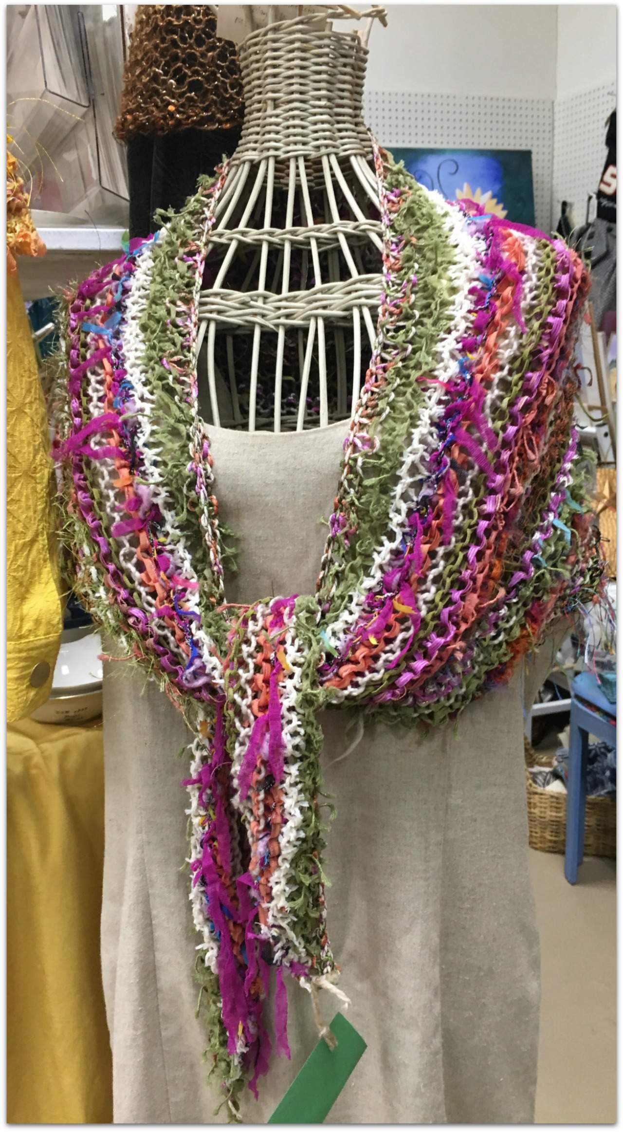 hand knitted scarves