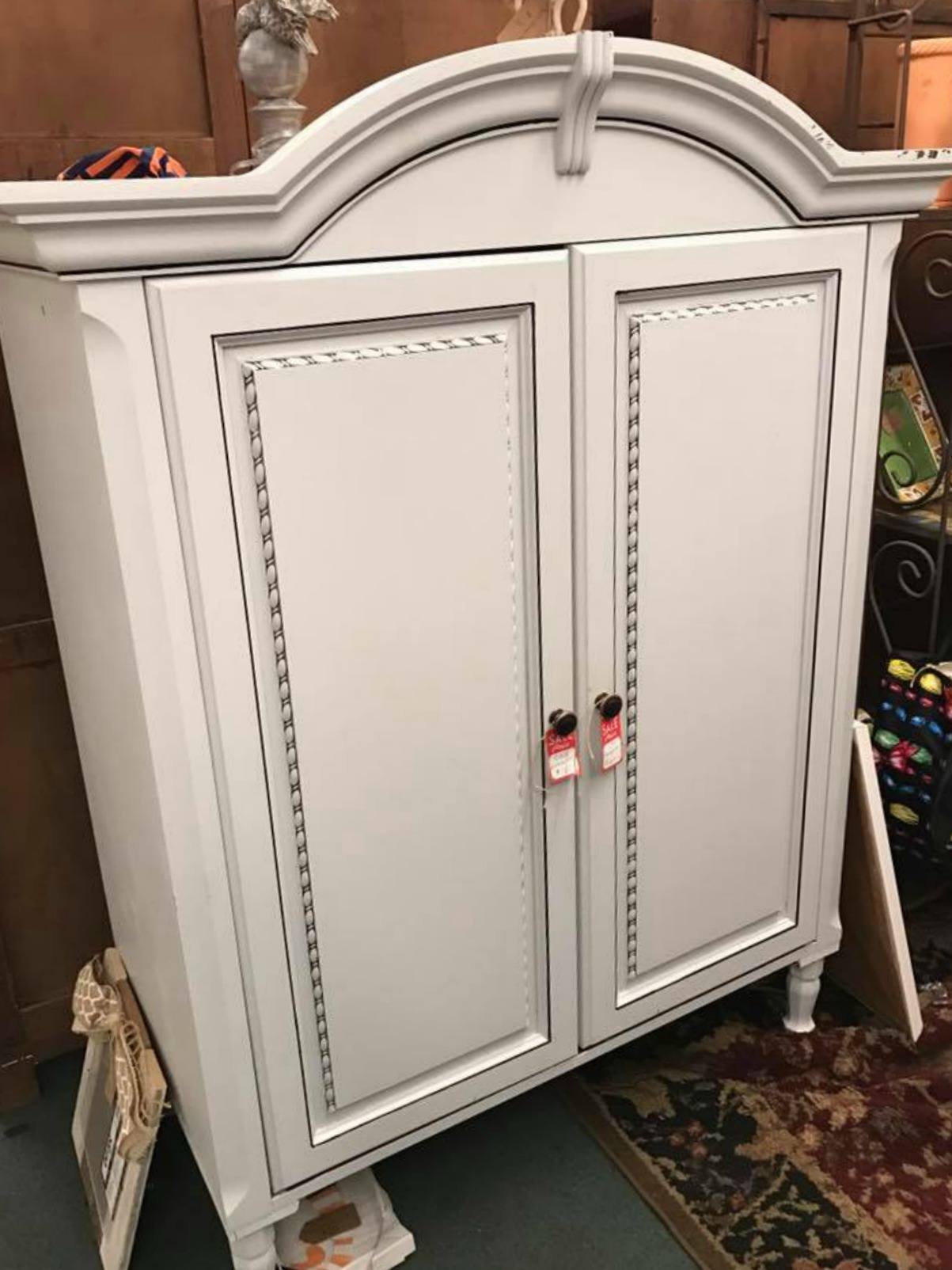 Upcycling in Daphne, Alabama - Armoire Hutch