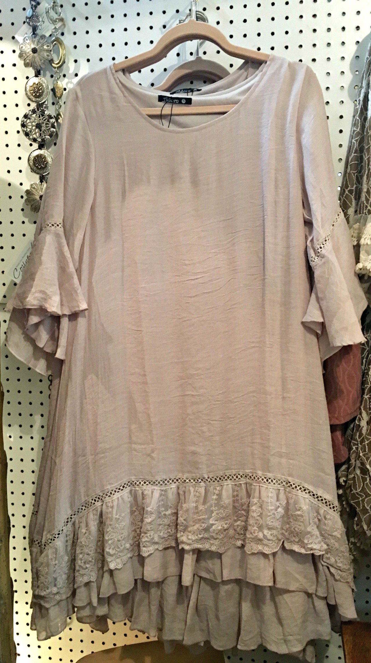 vintage bell sleeve dress