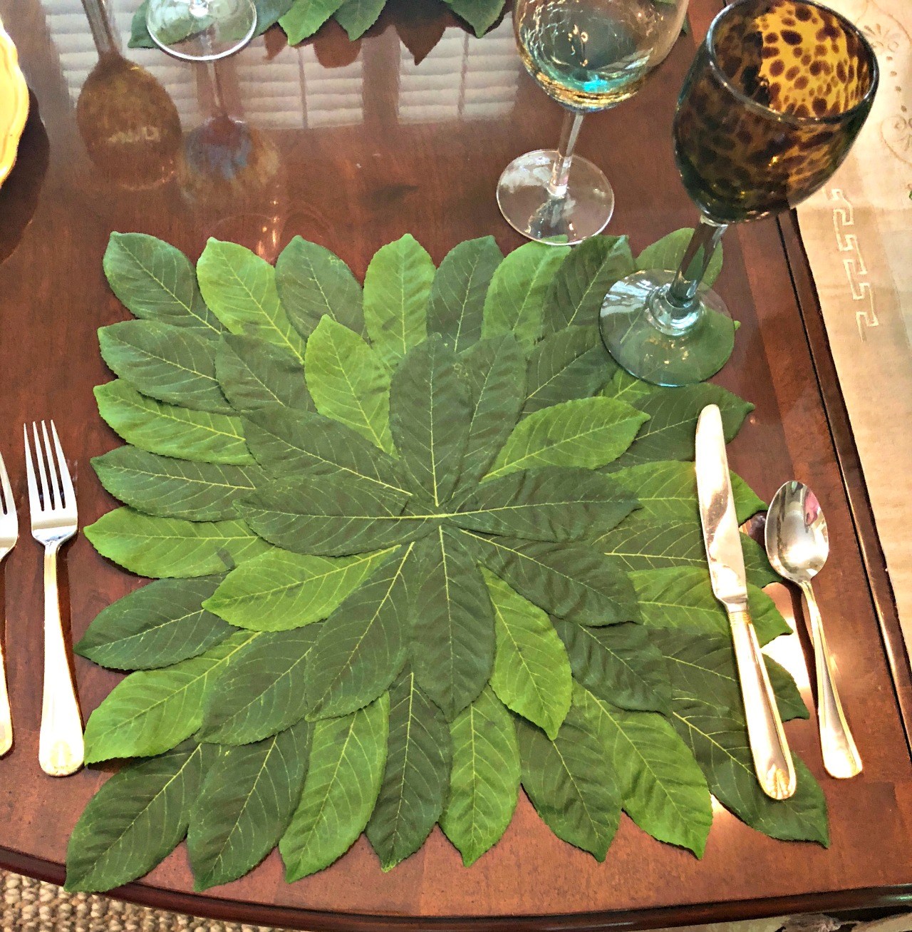 leaf placemat