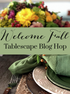 Welcome Fall Tablescape Blog Hop